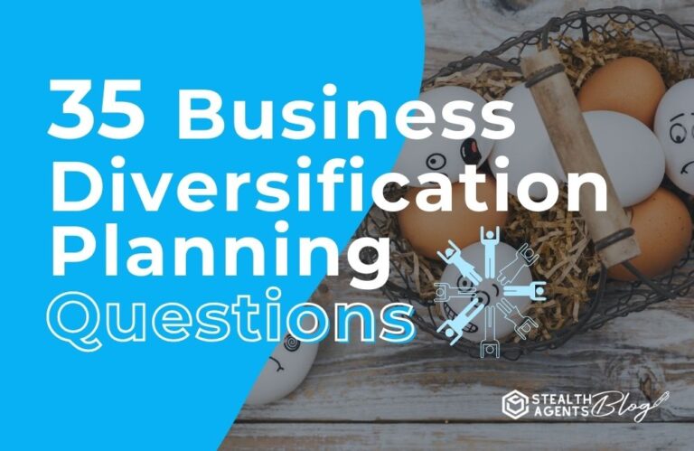 35 Business Diversification Planning Questions