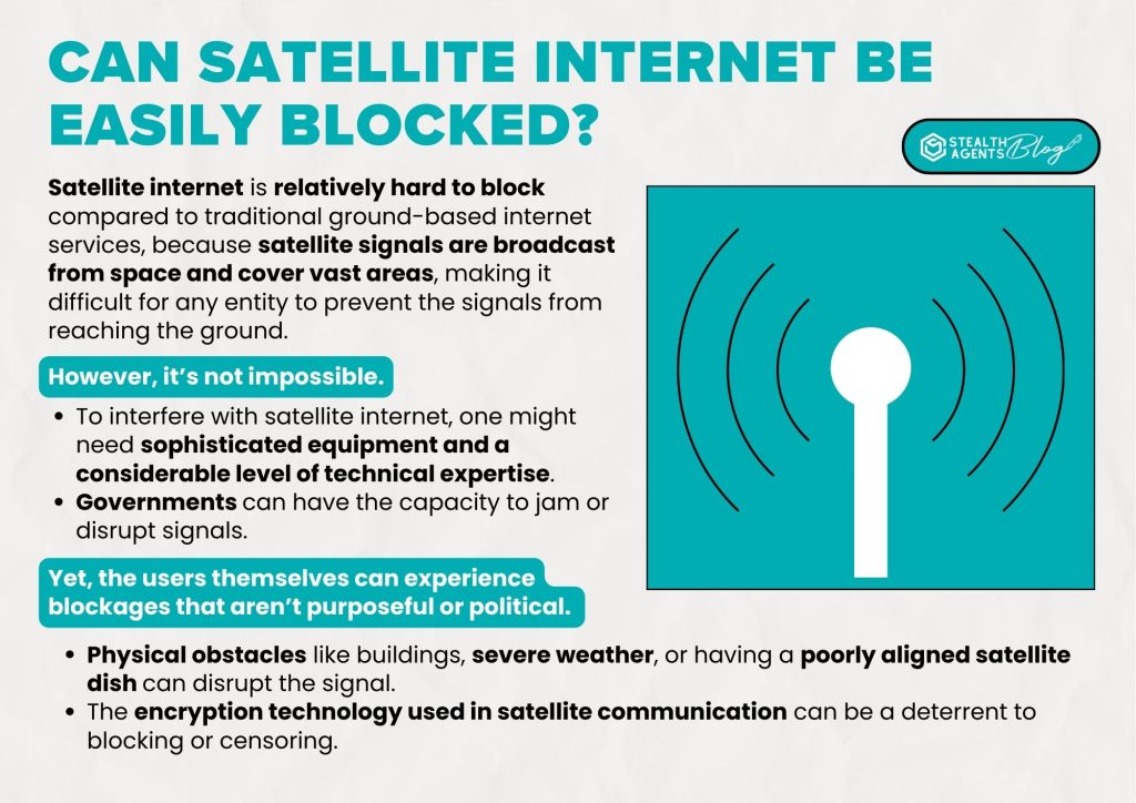 Can Satellite Internet be Easily Blocked?