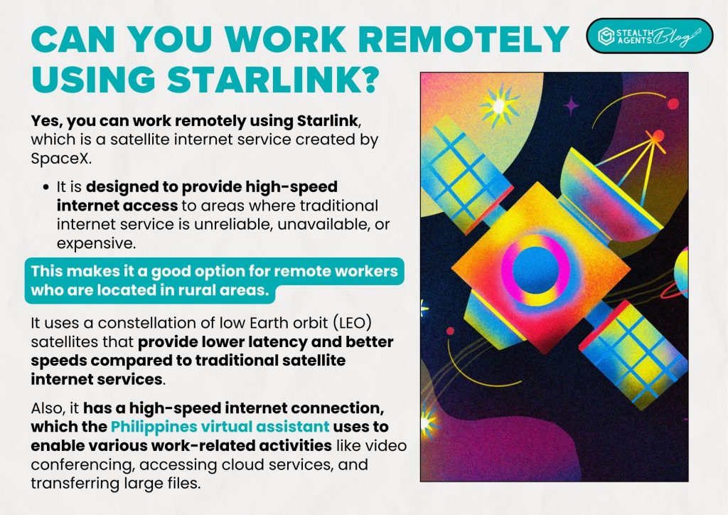 Can you work remotely using Starlink?