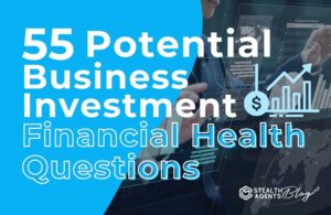 55 Potential Business Investment Financial Health Questions