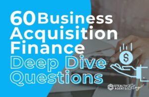 60 Business Acquisition Finance Deep Dive Questions