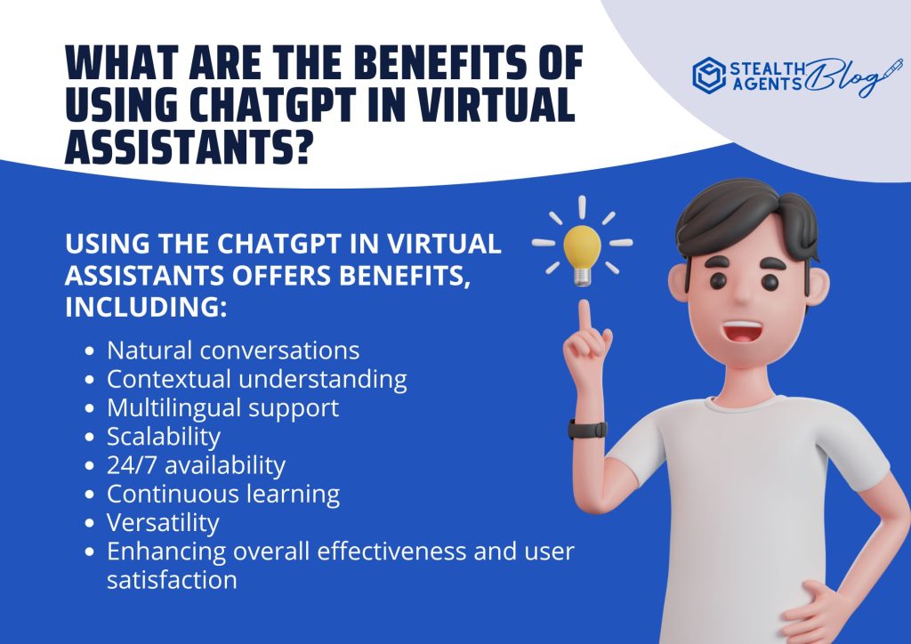 What are the benefits of using ChatGPT in virtual assistants?