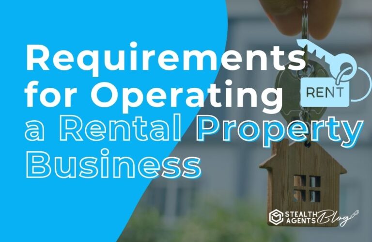 Requirements for Operating a Rental Property Business