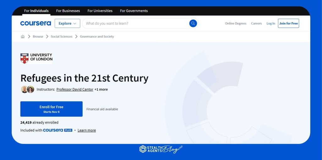 Coursera for Refugees