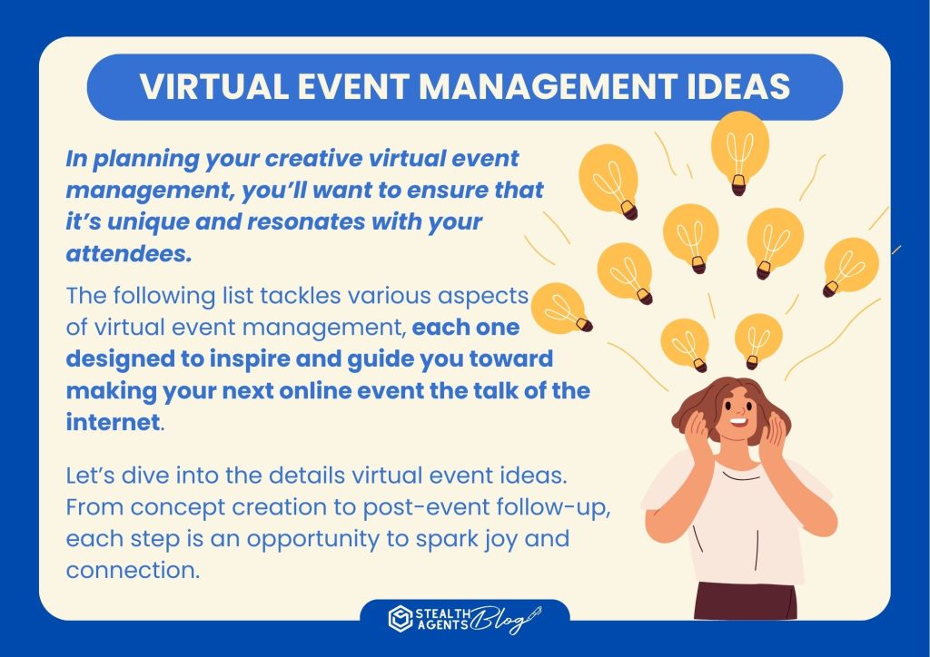 Virtual Event Management Ideas