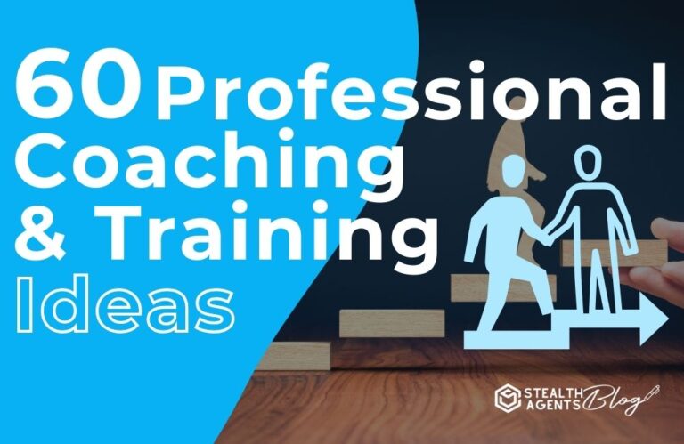 60 Professional Coaching & Training Ideas