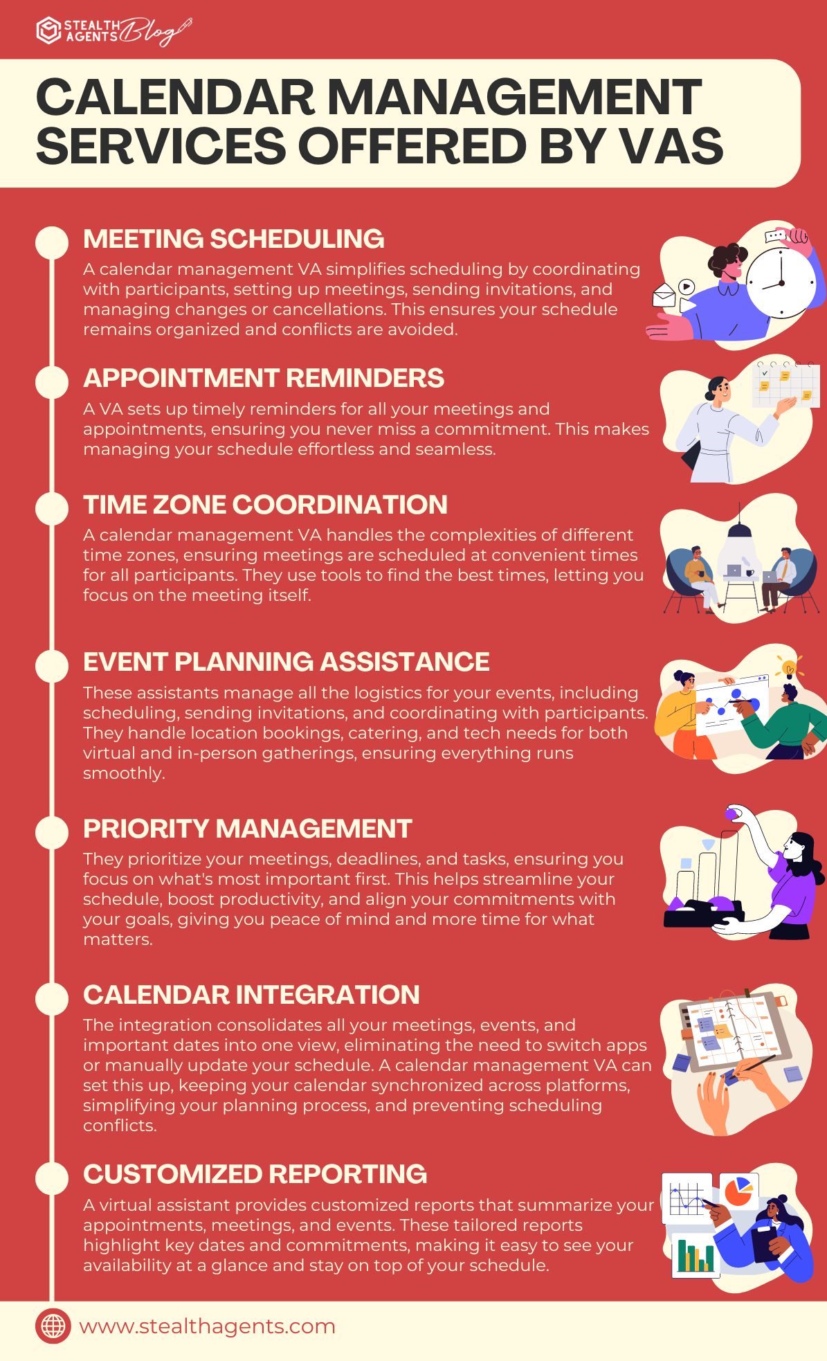 What are Calendar Management Services Offered by VAs?