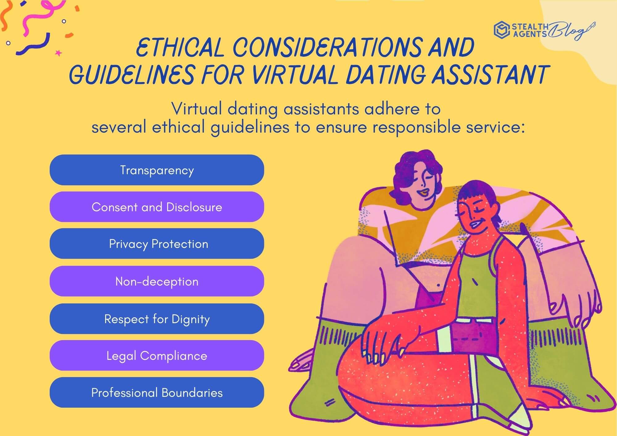 Ethical Considerations and Guidelines for Virtual Dating Assistant