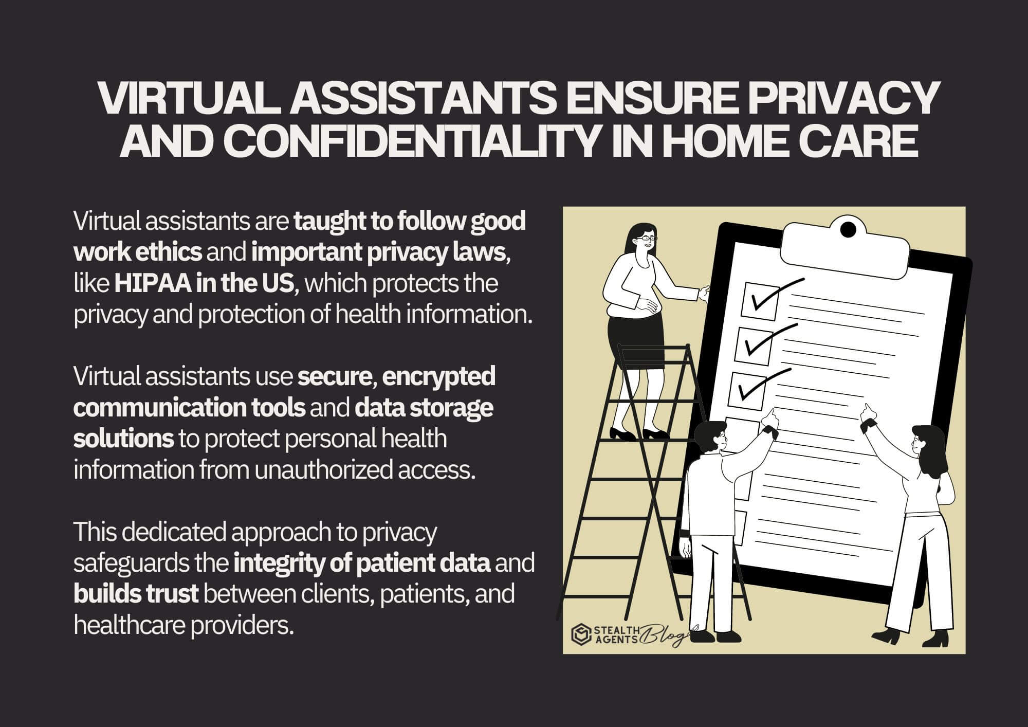 Virtual Assistants Ensure Privacy and Confidentiality in Home Care