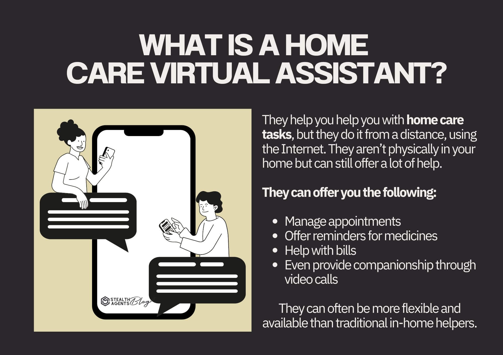 What is a home care virtual assistant?