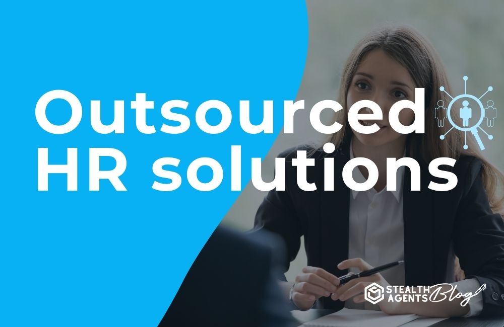 Outsourced HR solutions