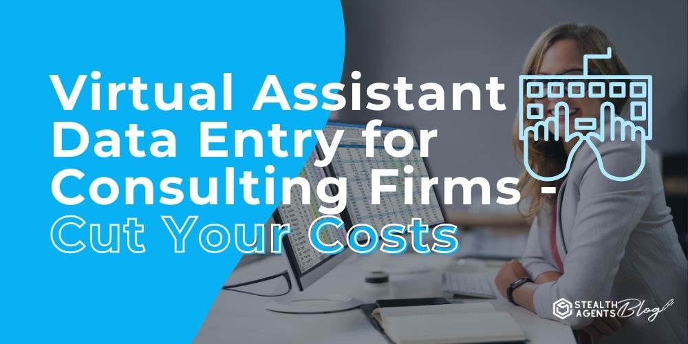 Virtual Assistant Data Entry for Consulting Firms - Cut Your Costs