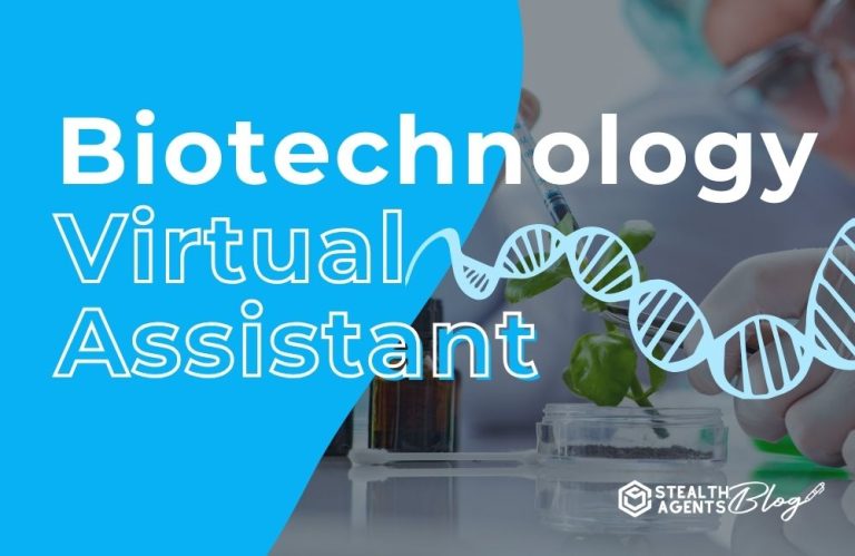 Biotechnology Virtual Assistant