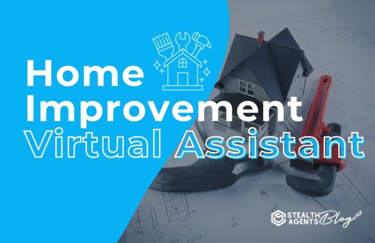 Home Improvement Virtual Assistant