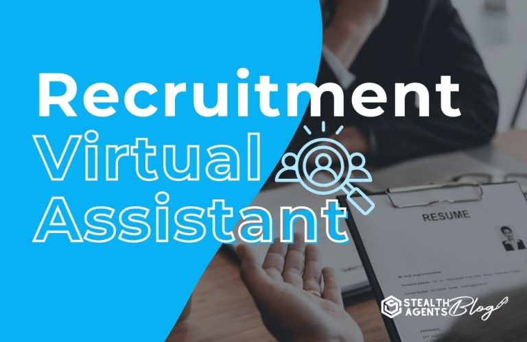 Recruitment Virtual Assistant