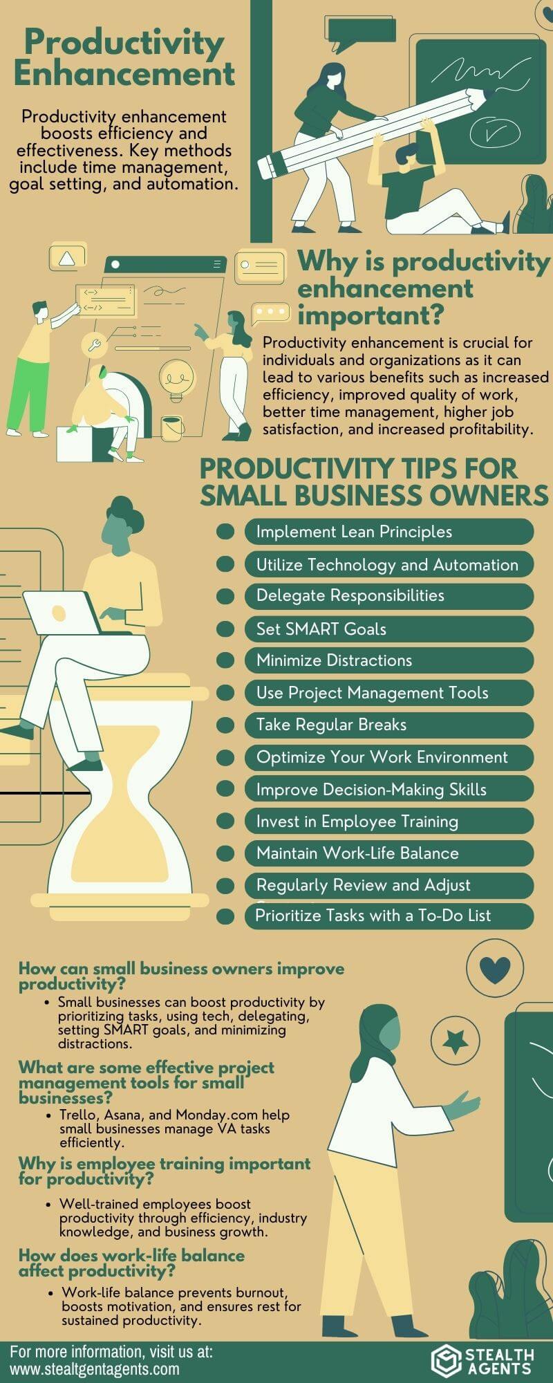 13 Productivity Enhancement Tips For Busy Small Business Owners