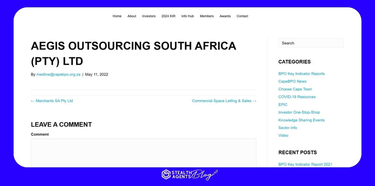 Aegis South Africa