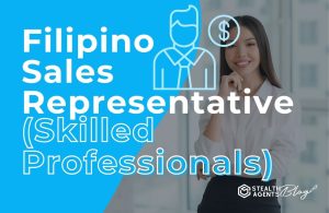 Filipino Sales Representative (Skilled Professionals)