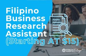 Filipino Business Research Assistant (Starting AT $15)