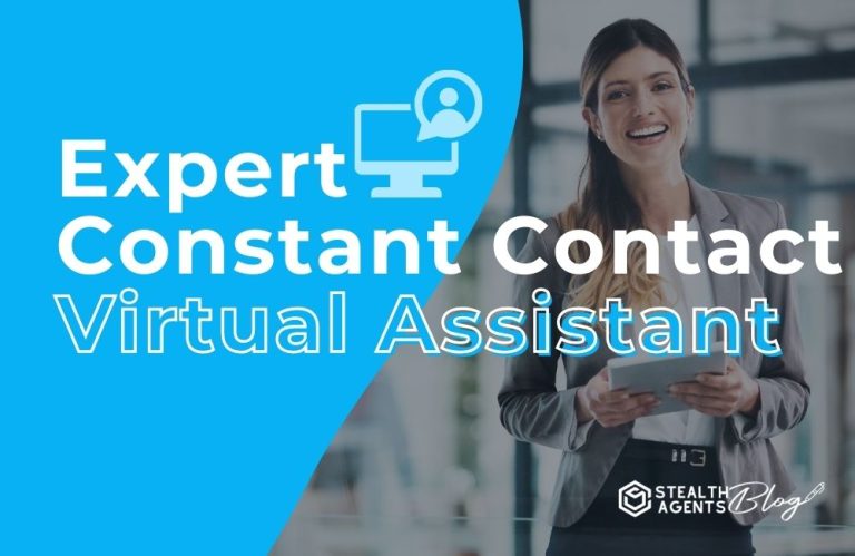 Expert Constant Contact Virtual assistant