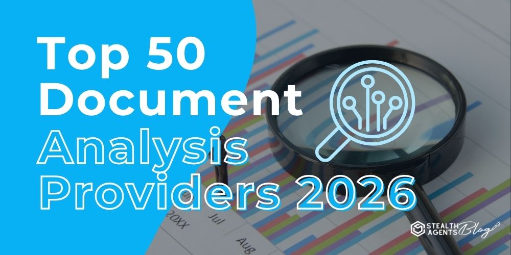 Top 50 Document Analysis Providers 2026
