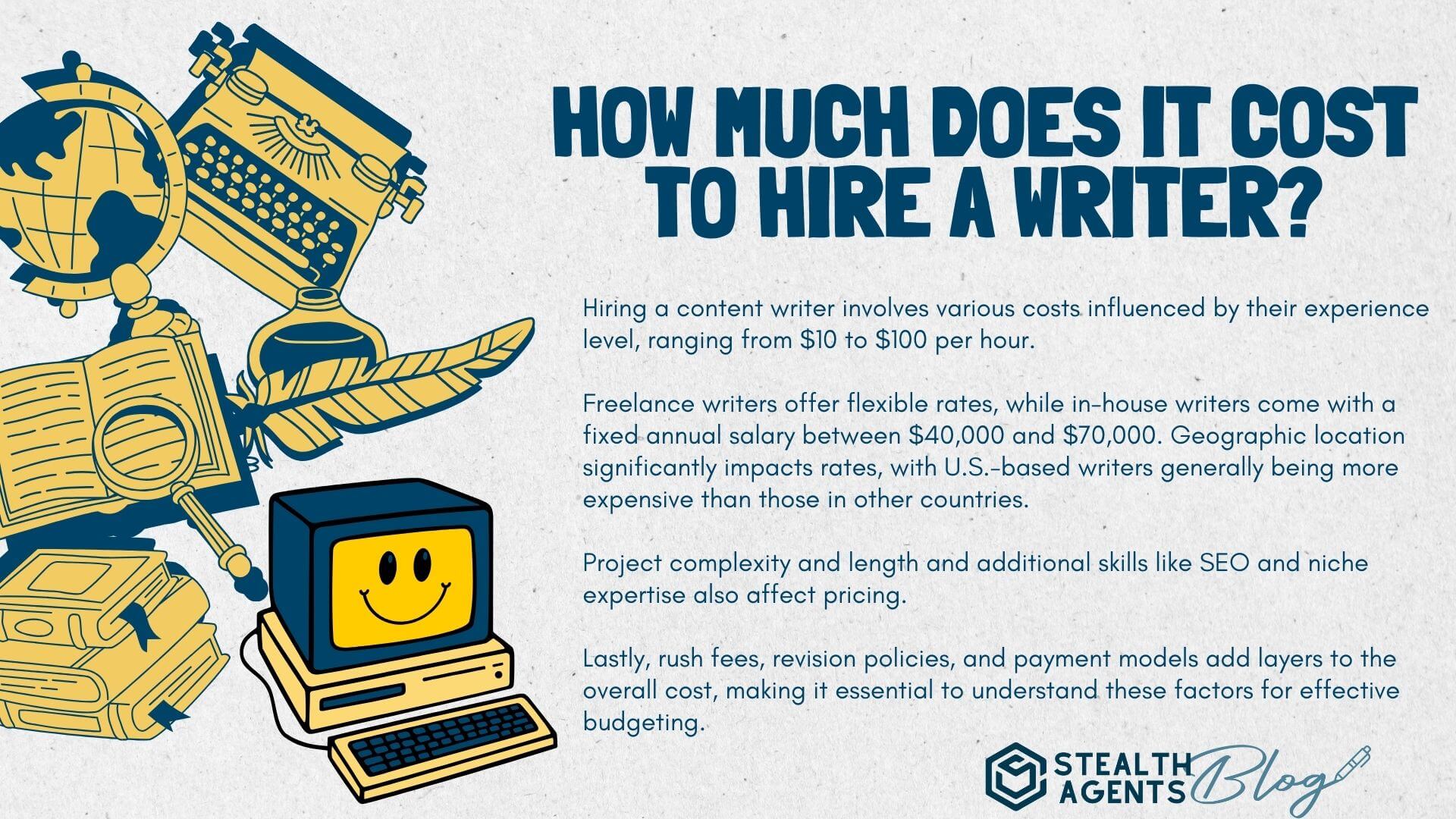 How Much Does it Cost to Hire a Writer?