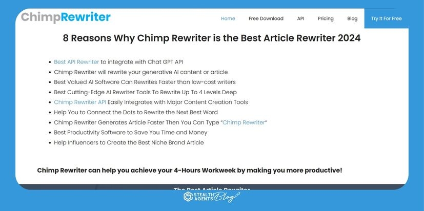 Chimp Rewriter