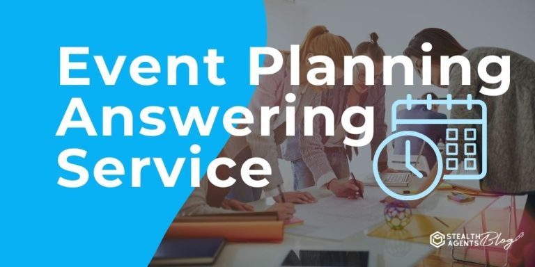 Event Planning Answering Service