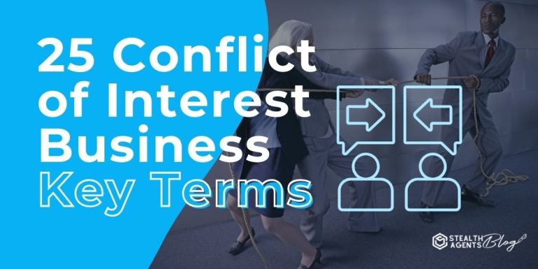 25 Conflict of Interest Business Key Terms