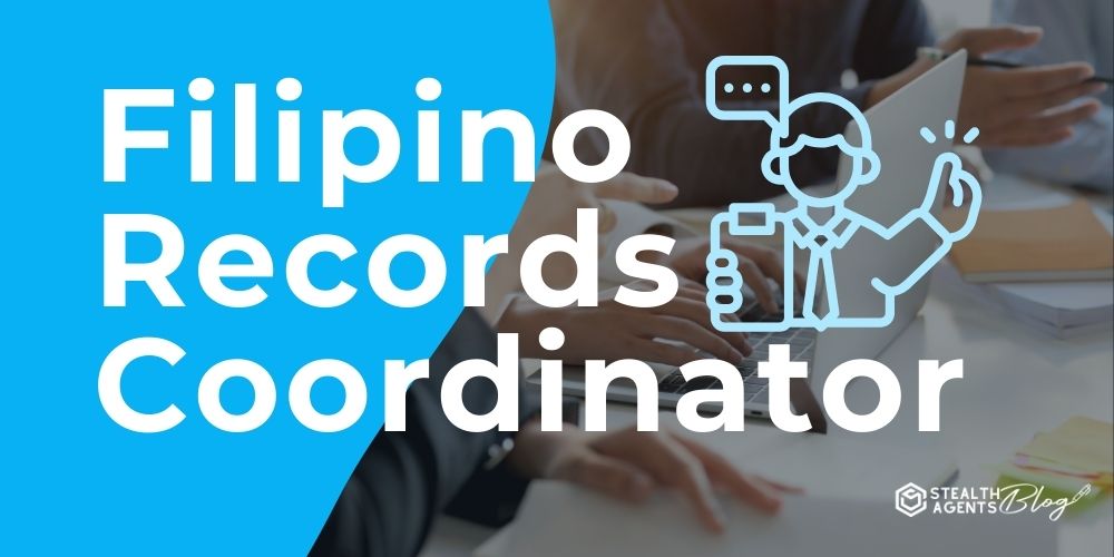 Filipino Records Coordinator