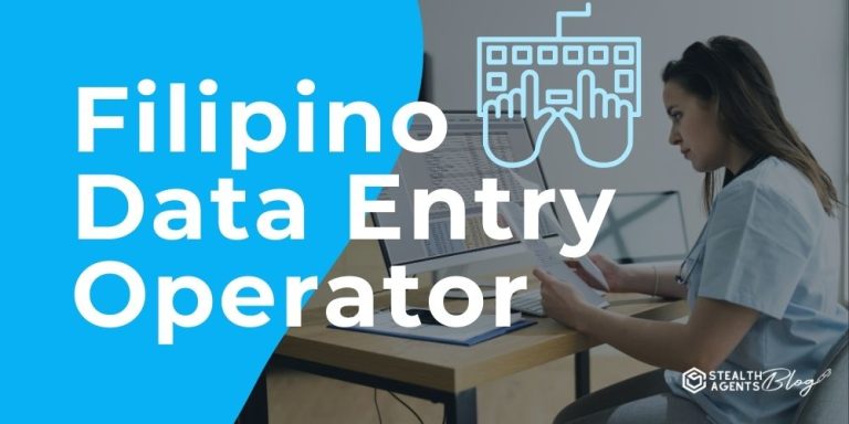 Filipino Data Entry Operator