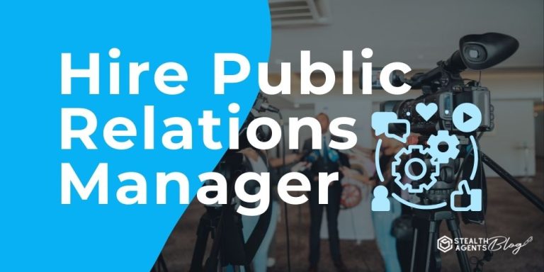 Hire Public Relations Manager