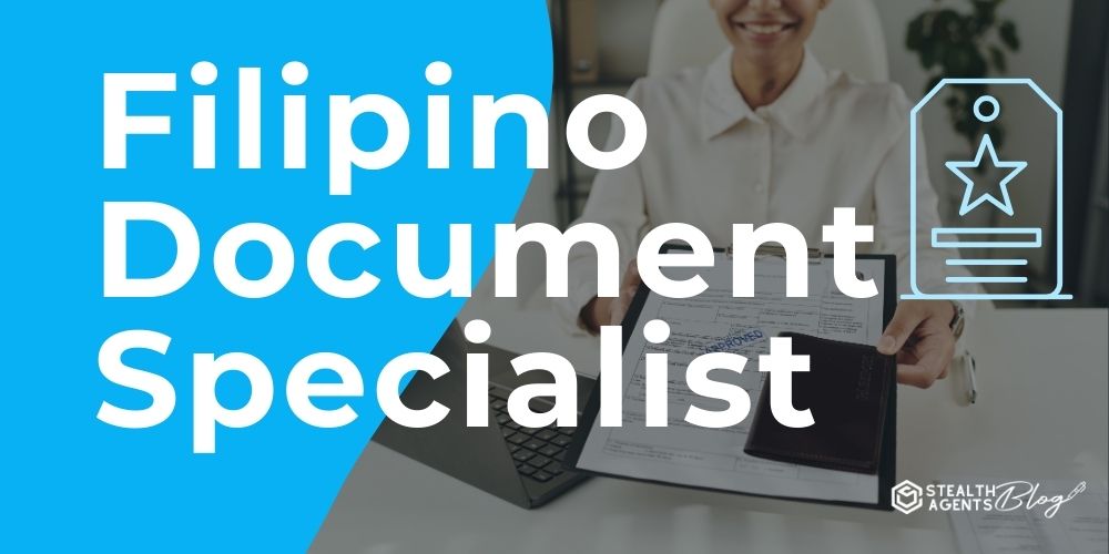 Filipino Document Specialist