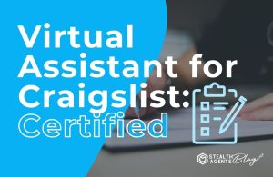 Virtual Assistant for Craigslist: Certified