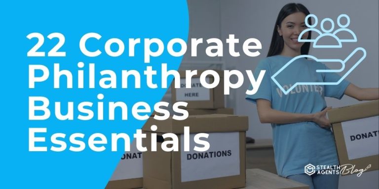 22 Corporate Philanthropy Business Essentials