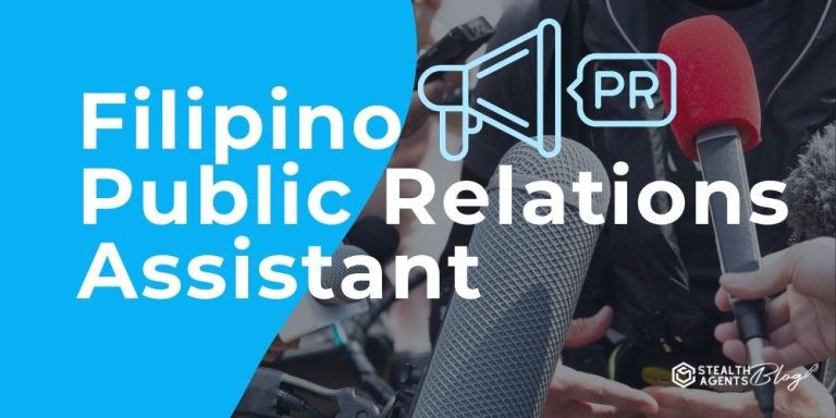 Filipino Public Relations Assistant