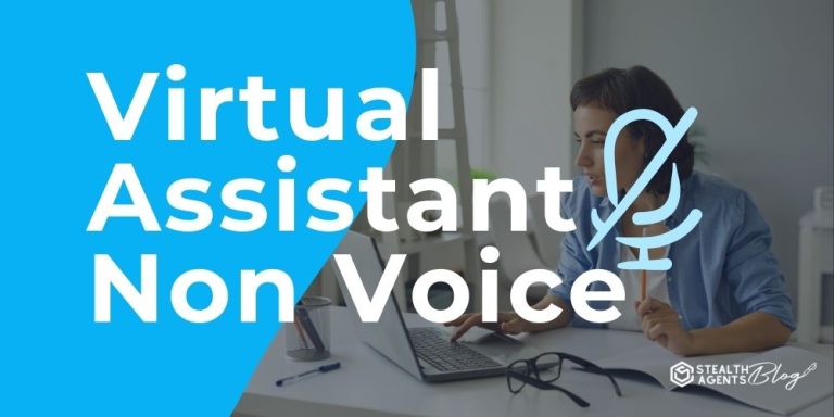 Virtual Assistant Non Voice