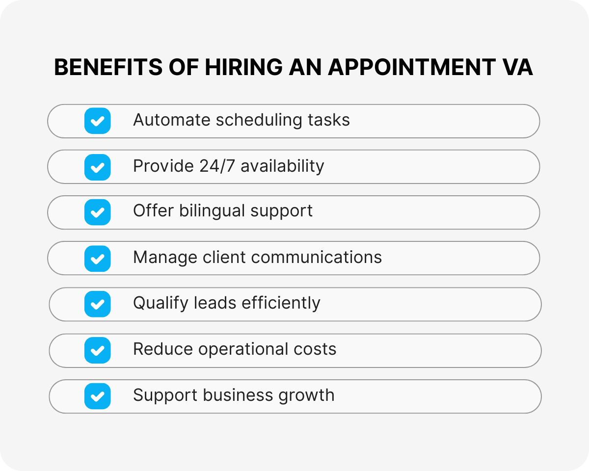 virtual appointment booking assistant