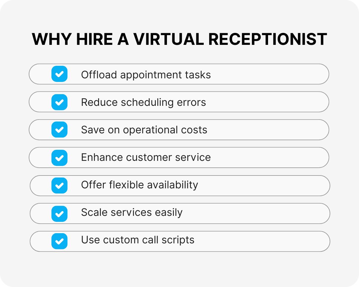 virtual assistant appointment scheduling