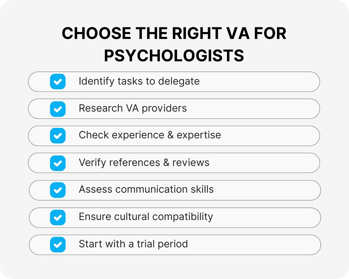 virtual assistant for therapists