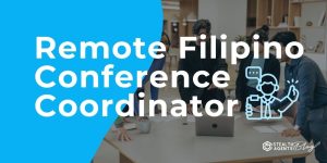 Remote Filipino Conference Coordinator