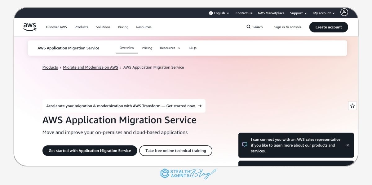 AWS Application Migration Service