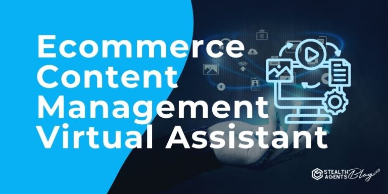 Ecommerce Content Management Virtual Assistant