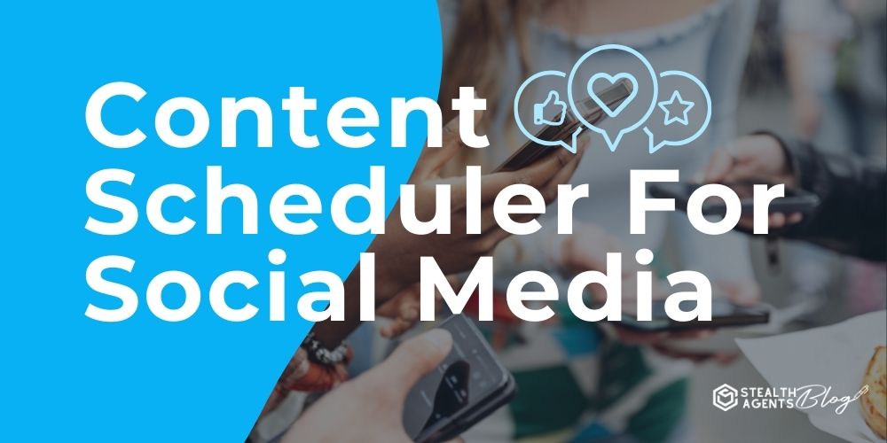 Content Scheduler For Social Media