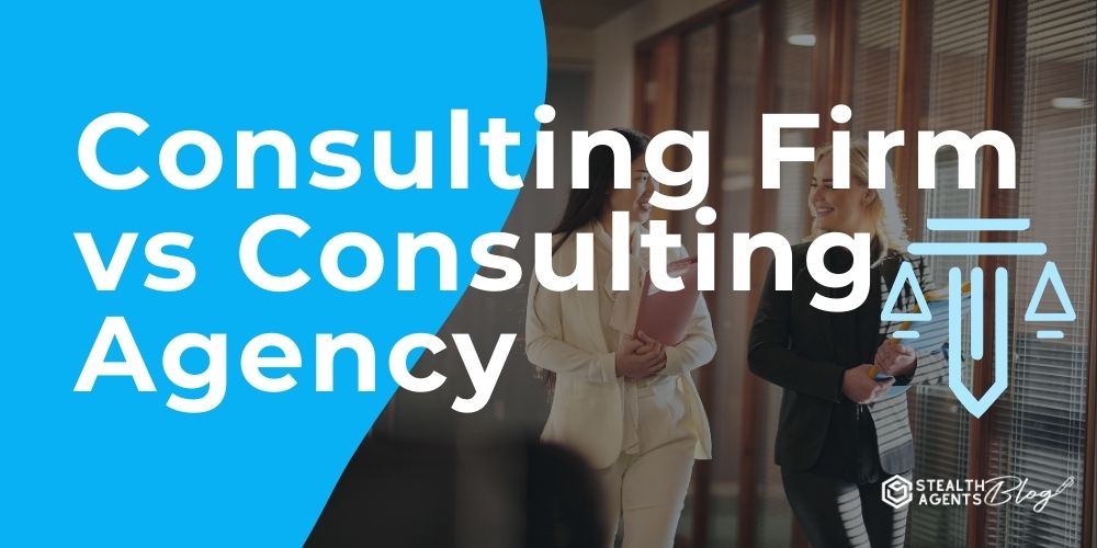 Consulting Firm vs Consulting Agency