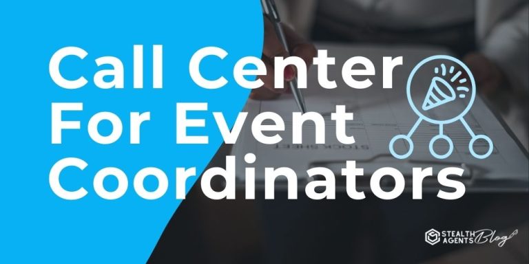 Call Center For Event Coordinators