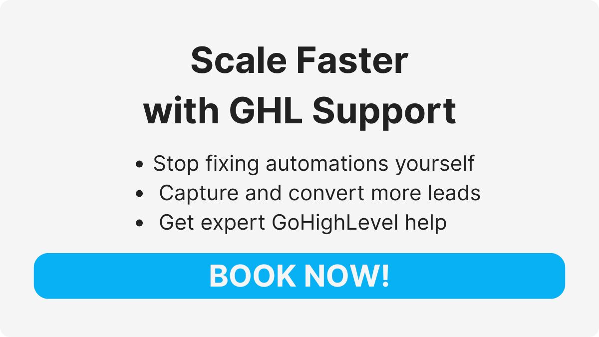 HighLevel CRM support services