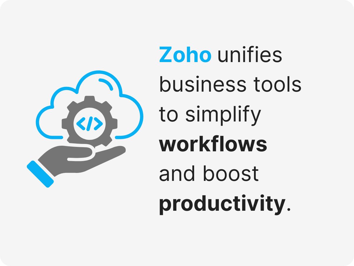zoho xennet crm virtual assistant