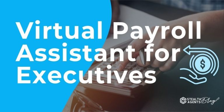 Virtual Payroll Assistant for Executives