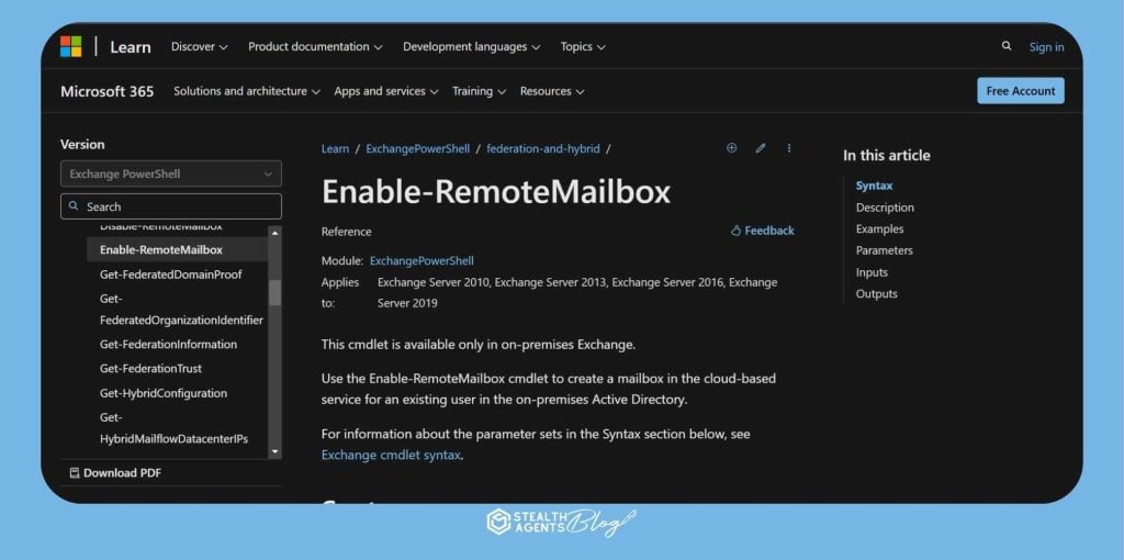 Remote Mailbox